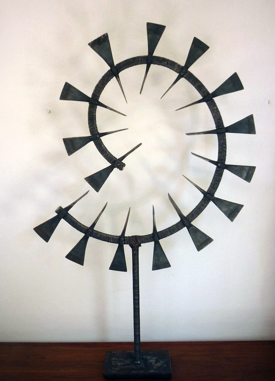 Héctor de Anda Espiral  acústica  / Escultura Fierro forjado y alambre recocido 132cm x 70cm x 20cm 2013 
